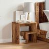 vidaXL Bedside Cabinet Old Wood 40x30x40 cm Engineered Wood