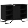vidaXL Bathroom Sink Cabinet Black Oak 91 x 35 x 60 cm Engineered wood