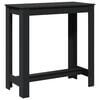vidaXL Bar Table Black 102x50x103,5 cm Engineered Wood