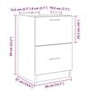 vidaXL Bathroom Cabinet Old Wood 40 x 37 x 59 cm Engineered wood