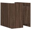 vidaXL Bedside Cabinet Brown Oak 45x50x50 cm Engineered Wood