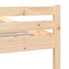 vidaXL Bed Frame without Mattress Solid Wood 200x200 cm