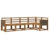 vidaXL Outdoor Sofa Set 5 pcs Natural Solid Acacia Wood