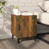 vidaXL Bedside Cabinets 2 pcs Smoked Oak Engineered Wood