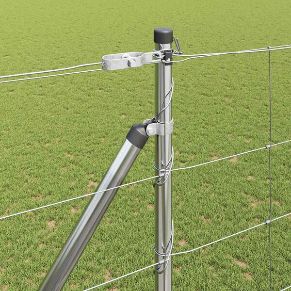 vidaXL Fence Post Galvanized 25 x 1.6 m Steel