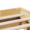 vidaXL Bed Frame Without Mattress 90x200 cm Solid Oak Wood
