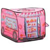 vidaXL Children Play Tent with 250 Balls Pink 70x112x70 cm