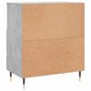 vidaXL Sideboard Concrete Grey 60x35x70 cm Engineered Wood