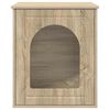 vidaXL Cat House Sonoma 53 x 52 x 62 cm Engineered Wood