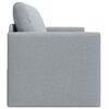 vidaXL 2-Seater Folding Sofa Bed Light Grey 124 x 71 x 78 cm Fabric