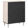 vidaXL Storage Sideboard White 60 x 33.5 x 75 cm Solid Mango Wood