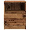 vidaXL Bedside Cabinet Old Wood 40x40x50 cm Engineered Wood