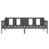 vidaXL Day Bed without Mattress Grey Solid Wood Pine 80x200 cm