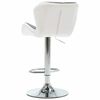 vidaXL Bar Stool 2 pcs Grey 44 x 48 x 105.5 cm Faux Leather
