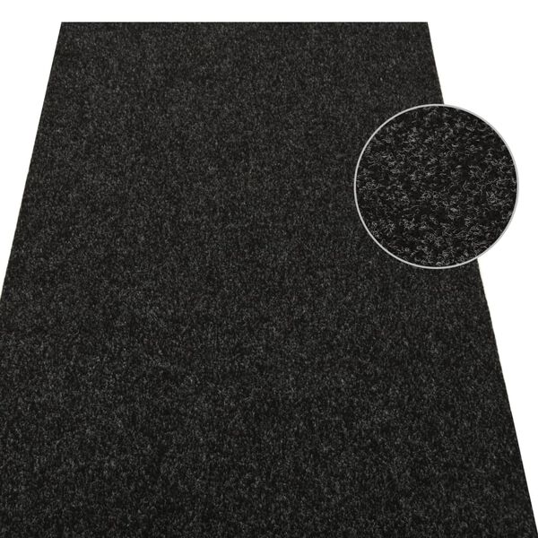 vidaXL Artificial Grass with Studs 10x1.33 m Anthracite