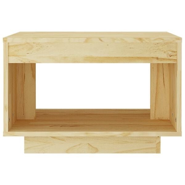 vidaXL Coffee Table 50x50x33.5 cm Solid Pinewood