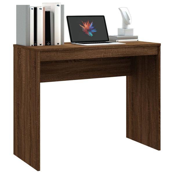 vidaXL Desk Brown Oak 90x40x72 cm Engineered Wood