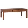 vidaXL Coffee Table 110x60x40 cm Solid Teak Wood