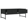 vidaXL Coffee Table Black 101x49x39.5 cm Engineered Wood