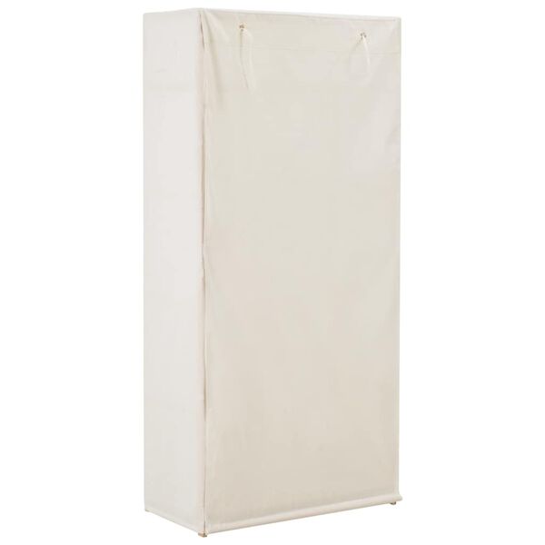 vidaXL Wardrobe White 79x40x170 cm Fabric