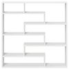 vidaXL Wall Cube Shelf 7 Compartments White Engineered Wood