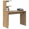 vidaXL Desk with Shelf Artisan Oak 102 x 50 x 124 cm Engineered Wood