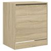 vidaXL Shoe Cabinet Sonoma Oak 60x42x69 cm Engineered Wood