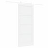 vidaXL Sliding Door ORKDAL White 86 x 198.5 cm Solid Pine Wood