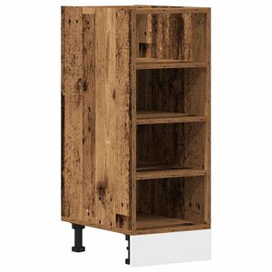 vidaXL Bottom Cabinet Riga Old Wood 30x44.5x81.5 cm Engineered Wood