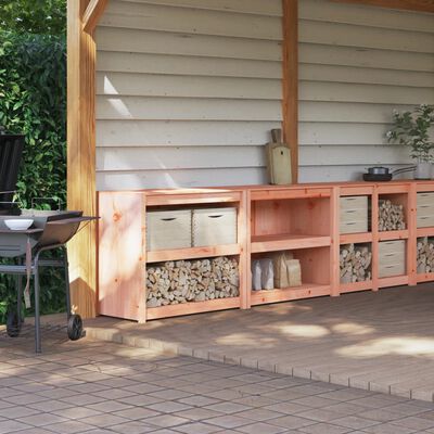 vidaXL Outdoor Kitchen Cabinets 2 pcs Solid Wood Douglas