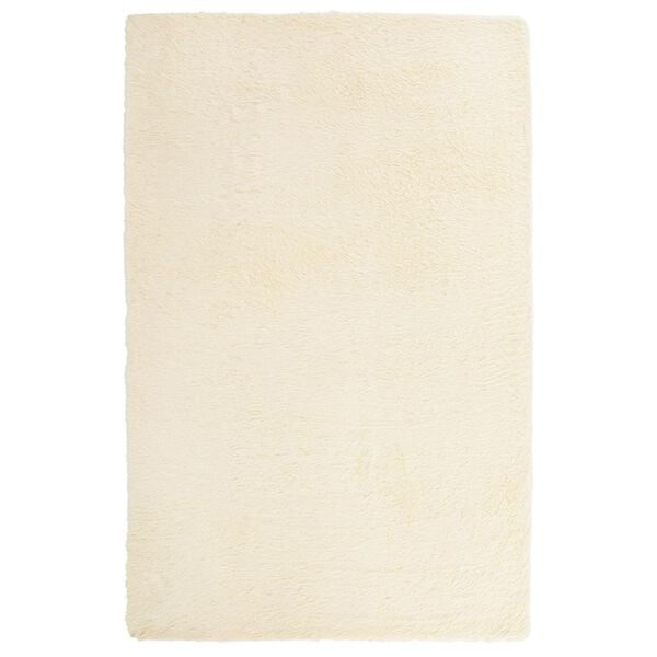 vidaXL Shaggy Rug High Pile NAVARRA Cream 130x200 cm Polyester
