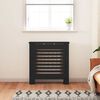 vidaXL MDF Radiator Cover Black 78 cm