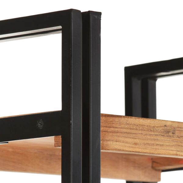 vidaXL 5-Tier Bookcase 40x30x180 cm Solid Acacia Wood