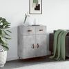 vidaXL Sideboard Concrete Grey 69.5x34x90 cm Engineered Wood