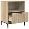vidaXL Bedside Cabinet with Drawer 2 pcs Sonoma oak 49 x 36 x 61 cm