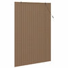 vidaXL Roller Blind with Curtains Manual Brown 140 x 220 cm Bamboo