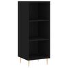 vidaXL Sideboard Black 34,5x32,5x90 cm Engineered Wood