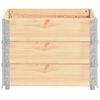 vidaXL Pallet Collars 3 pcs 60x80 cm Solid Pine Wood