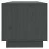 vidaXL TV Cabinet Grey 90x35x35 cm Solid Wood Pine
