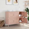 vidaXL Sideboard Pink 100.5x39x79 cm Steel