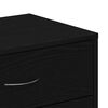 vidaXL Sideboard with 6 Drawers Black Oak 50x34x96 cm Engineered Wood