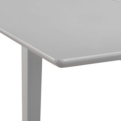 vidaXL Extendable Dining Table Grey (80-120)x80x74 cm MDF