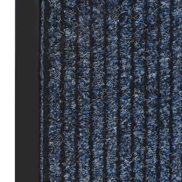 vidaXL Doormat Striped Blue 80x120 cm