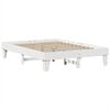 vidaXL Bed Frame without Mattress White 140x200 cm Solid Wood Pine