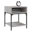 vidaXL Bedside Table Grey Sonoma 40x41x50 cm Engineered Wood