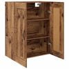 vidaXL Wall Mounted Cabinet Old Wood 69.5 x 34 x 90 cm Engineered Wood