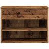 vidaXL Shoe Bench Old Wood 60x30x45 cm Engineered Wood