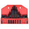 vidaXL 58 Pieces Clamping Set Steel T Slot M10