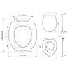 Tiger Toilet Seat and Children Seat Tulsa Black