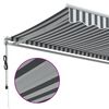 vidaXL Automatic Retractable Awning Anthracite&White 600x350 cm